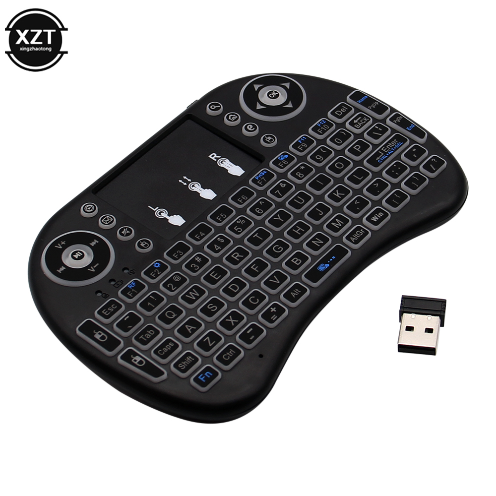 Mini Wireless Mouse - Retroilluminato inglese russo francese spagnolo portoghese