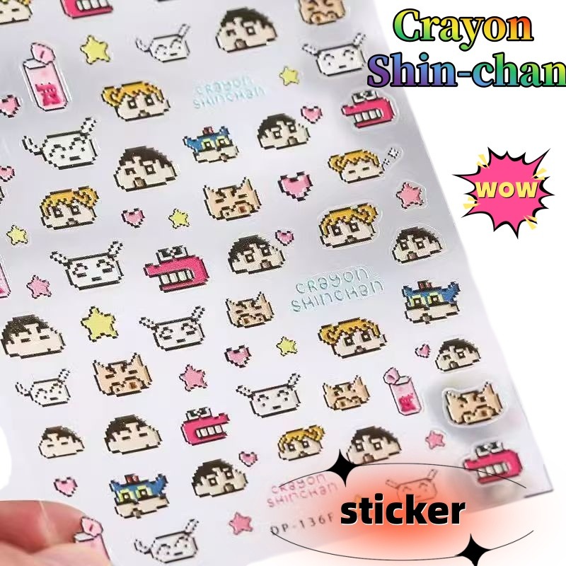 Laptop Accessories Kit - Quaderno Creativo Crayon Shin-chan con Adesivi