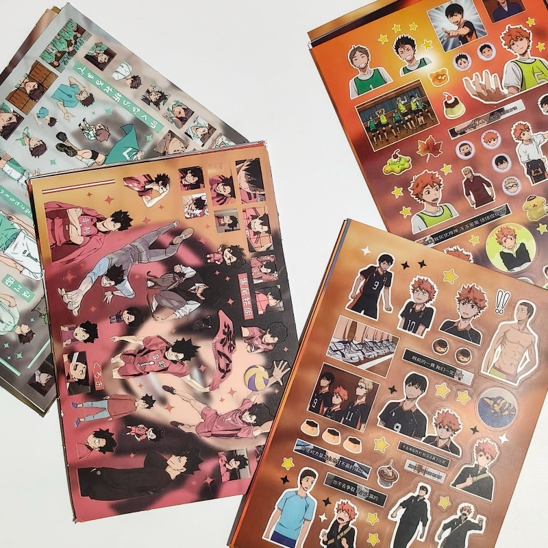 Set di 8 Adesivi Anime Haikyuu - Laptop Accessories Kit recensione e prezzo