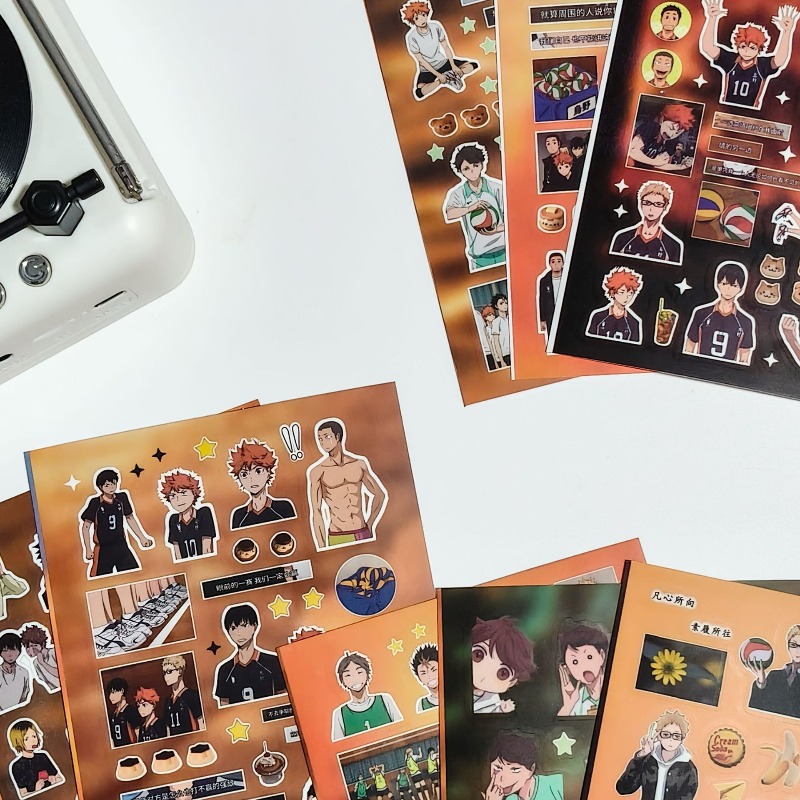 Set di 8 Adesivi Anime Haikyuu - Laptop Accessories Kit recensione e prezzo